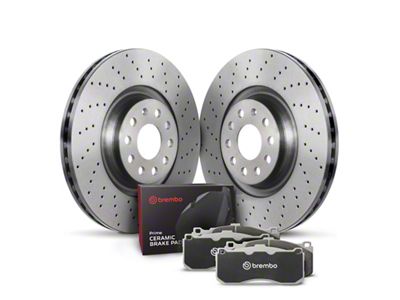 Brembo OE 04-06 Mazda 3 Front Disc Brake Kit - KTX0107