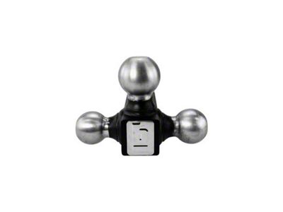 bROK 2-Inch Receiver HD Hitch Tri-Ball Mount (Universal; Some Adaptation May Be Required)