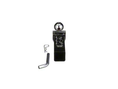 bROK 2-Inch Receiver Hitch Ball Mount with 2-Inch Ball; 2-Inch Drop (Universal; Some Adaptation May Be Required)