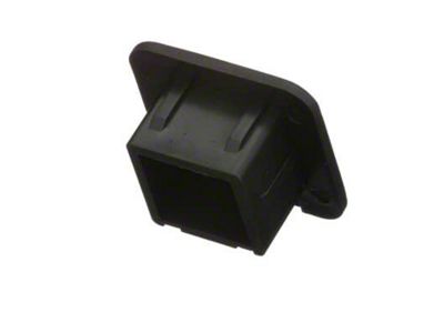 bROK 2-Inch Receiver Hitch Cover; Rubber (Universal; Some Adaptation May Be Required)