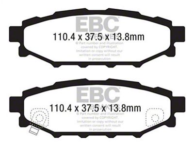 EBC Brakes Bluestuff Brake Pad Sets Rears Only - DP51584NDX