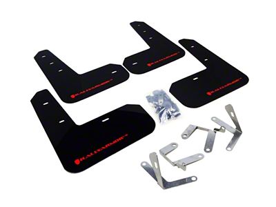 Rally Armor 13-17 Subaru BRZ/Toyota FR-S Black UR Mud Flap - MF23-UR-BLK/RD