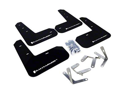 Rally Armor 13-17 Subaru BRZ/Toyota FR-S Black UR Mud Flap - MF23-UR-BLK/WH