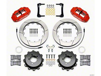 Wilwood Narrow Superlite 4R Rear Kit 12.88in Red 2012-Up Toyota - 140-12871-R