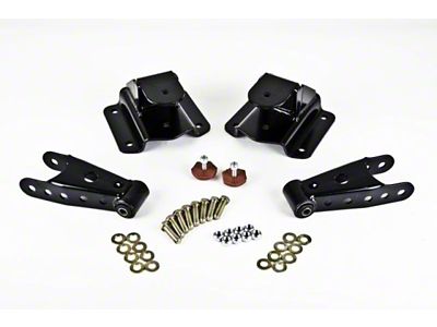 Belltech SHACKLE AND HANGER KIT 94-99 RAM 1500 StdCab 4inch - 6580