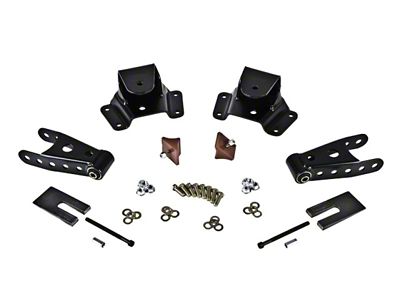 Belltech SHACKLE AND HANGER KIT 75-91 GM C30 CrewCab/Dually 4inch - 6750