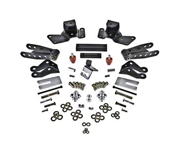 Belltech SHACKLE AND HANGER KIT 97-00 C2500/3500 non dually 4inch - 6909