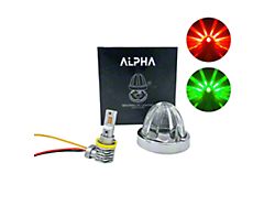 BTS Lighting Alpha Series Glass is Class Dual-Color LED Star Watermelon Light; Red/Green (Universal; Some Adaptation May Be Required)