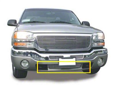 T-REX Grilles Bumper/Air dam Billet Grille Insert - Between Tow Hooks 6 Bars - 25202