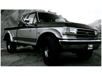 Bushwacker 87-91 Ford Bronco Cutout Style Flares 2pc - Black - 20018-11