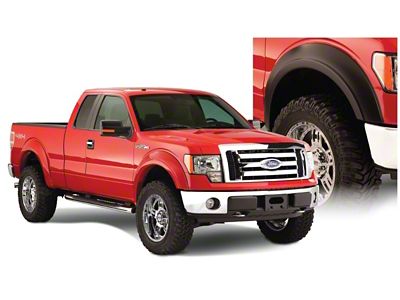 Bushwacker 09-14 Ford F-150 Styleside Extend-A-Fender Style Flares 4pc 67.0/78.8/97.4in - 20926-02