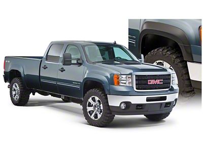 Bushwacker 07-13 GMC Sierra 1500 Fleetside Extend-A-Fender Style Flares 4pc - 40952-02