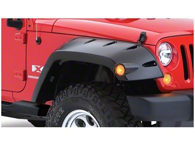 Bushwacker 07-18 Jeep Wrangler Max Pocket Style Flares 2pc Extended - 10045-02