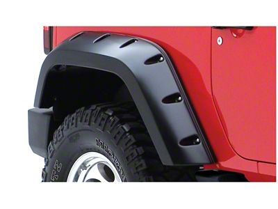 Bushwacker 07-18 Jeep Wrangler Max Pocket Style Flares 2pc Extended - 10046-02
