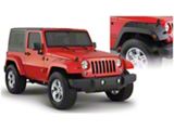 Bushwacker 07-18 Jeep Wrangler Pocket Style Flares 2pc - Black - 10077-02