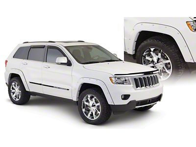 Bushwacker 11-18 Jeep Grand Cherokee Pocket Style Flares 4pc Does - 10927-02