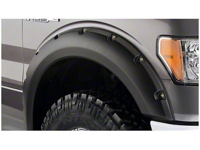 Bushwacker 09-14 Ford F-150 Pocket Style Flares 2pc - Black - 20079-02