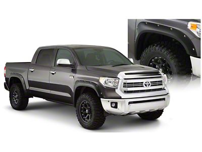 Bushwacker 14-18 Toyota Tundra Fleetside Pocket Style Flares 4pc 66.7/78.7/97.6in - 30918-02