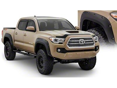 Bushwacker 16-18 Toyota Tacoma Pocket Style Flares 4pc 60.5/73.7in Bed - 30922-02