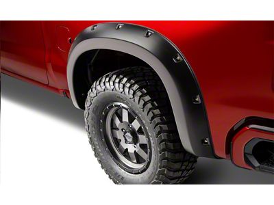 Bushwacker 19-21 Chevrolet Silverado 1500 Pocket Style Flares 2pc REAR- 40106-02