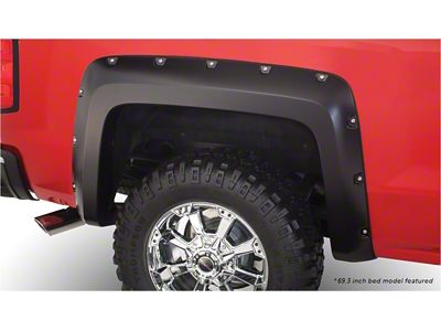 Bushwacker 15-18 Chevy Silverado 2500 HD Fleetside Pocket Style Flares - 40116-02