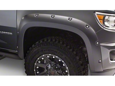Bushwacker 15-18 GMC Canyon Pocket Style Flares 2pc - Black - 40137-02