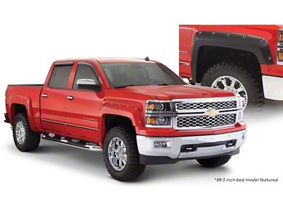 Bushwacker 15-18 Chevy Silverado 2500 HD Fleetside Pocket Style Flares - 40957-02