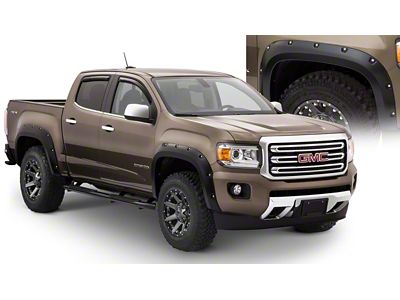 Bushwacker 15-18 GMC Canyon Pocket Style Flares 4pc 5ft Bed - 40971-02