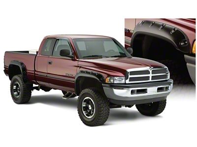 Bushwacker 94-01 Dodge Ram 1500 Fleetside Pocket Style Flares 4pc - 50908-02