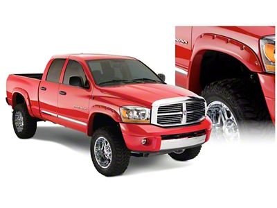 Bushwacker 06-08 Dodge Ram 1500 Fleetside Pocket Style Flares 4pc - 50911-02