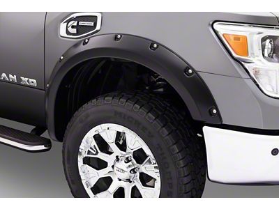 Bushwacker 16-18 Nissan Titan XD Pocket Style Flares 2pc 78.0in - 70017-02