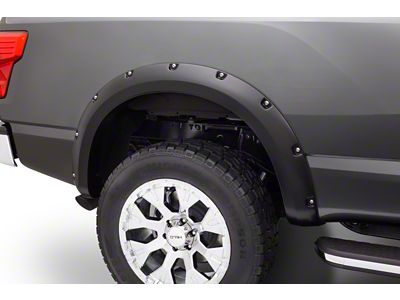 Bushwacker 16-18 Nissan Titan XD Pocket Style Flares 2pc 78.0in - 70018-02