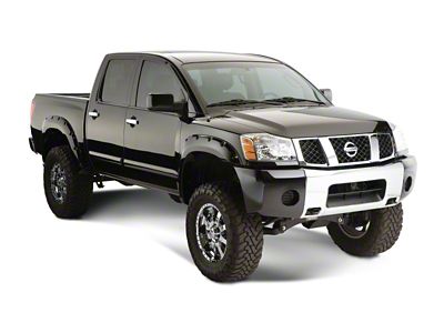 Bushwacker 04-15 Nissan Titan Pocket Style Flares 4pc 67.1/78.9/84/96in - 70907-02