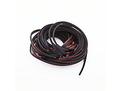 Bushwacker Fender Flares Replacement Edge Trim; U-Channel Style; 29-Foot Roll (99-18)