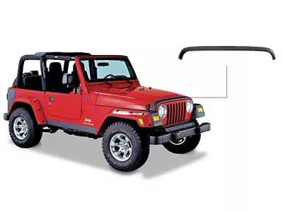 Bushwacker 98-06 Jeep TJ Trail Armor Hood Stone Guard - 14006