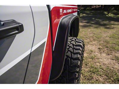 Bushwacker 20-24 Jeep Gladiator Flat Style Flares Rear 2pc - 10104-07