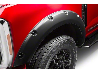 Bushwacker 23-24 Ford F-250/350 SuperDuty Pocket Style Flares 2pc Front - 20143-02