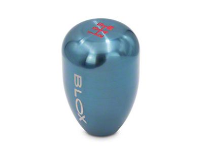 BLOX Racing 6-Speed Billet Shift Knob - Torch Blue 12x1.25mm - BXAC-00206-6