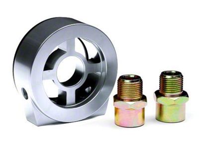 BLOX Racing Oil Filter Block Adapter Silver / For Oil - BXGA-00105-SI