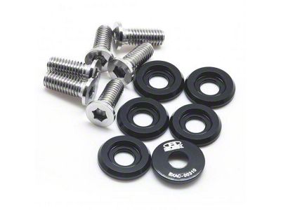 BLOX Racing Small Diameter Fender Washers - Black - BXAC-00310-S-BK