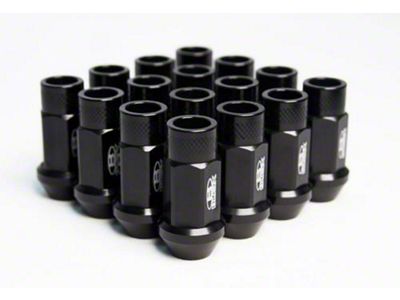 BLOX Racing Street Series Forged Lug Nuts - Black 12