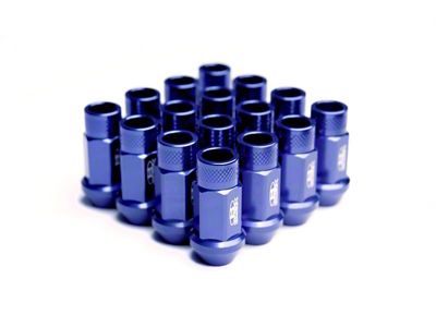 BLOX Racing Street Series Forged Lug Nuts - Blue 12