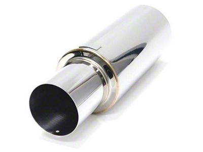 BLOX Racing 63.5mm N1 304 SS Universal Exhaust Muffler w/ - BXEX-00109