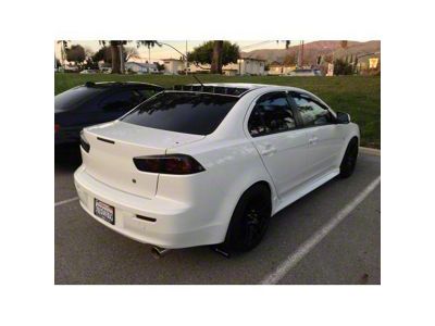 BLOX Racing 08+ Mitsubishi Lancer Vortex Generator - ABS Black - BXPP-26004