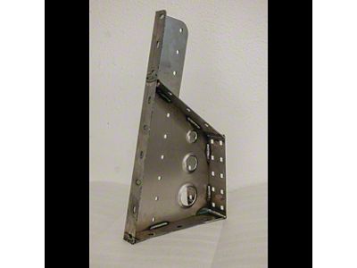C4 Fabrication Rotopax/Maxtrax Mount without License Plate Mount; Raw (Universal; Some Adaptation May Be Required)