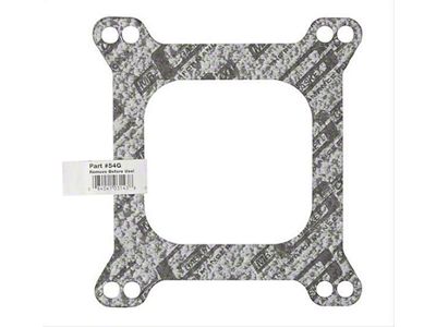 Mr. Gasket Carburetor Base Gasket; 4bbl; Square Flange; - 54G
