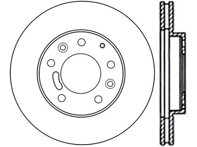 StopTech Centric Premium Brake CryoStop Rotor - 120.45045CRY