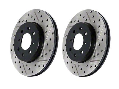StopTech Centric Slotted & Drilled OE Design Brake Rotor - 127.34101