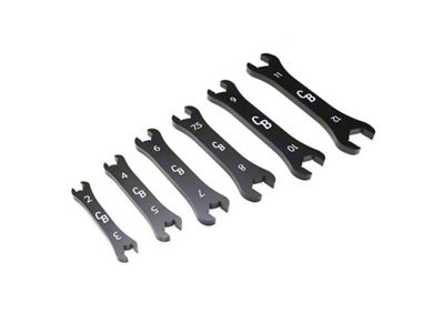 Chase Bays Billet Aluminum AN Wrench Set 12 Size Set - ANWRENCHSET
