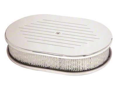 Mr. Gasket Chrome Aluminum Air Cleaner - 9156G
